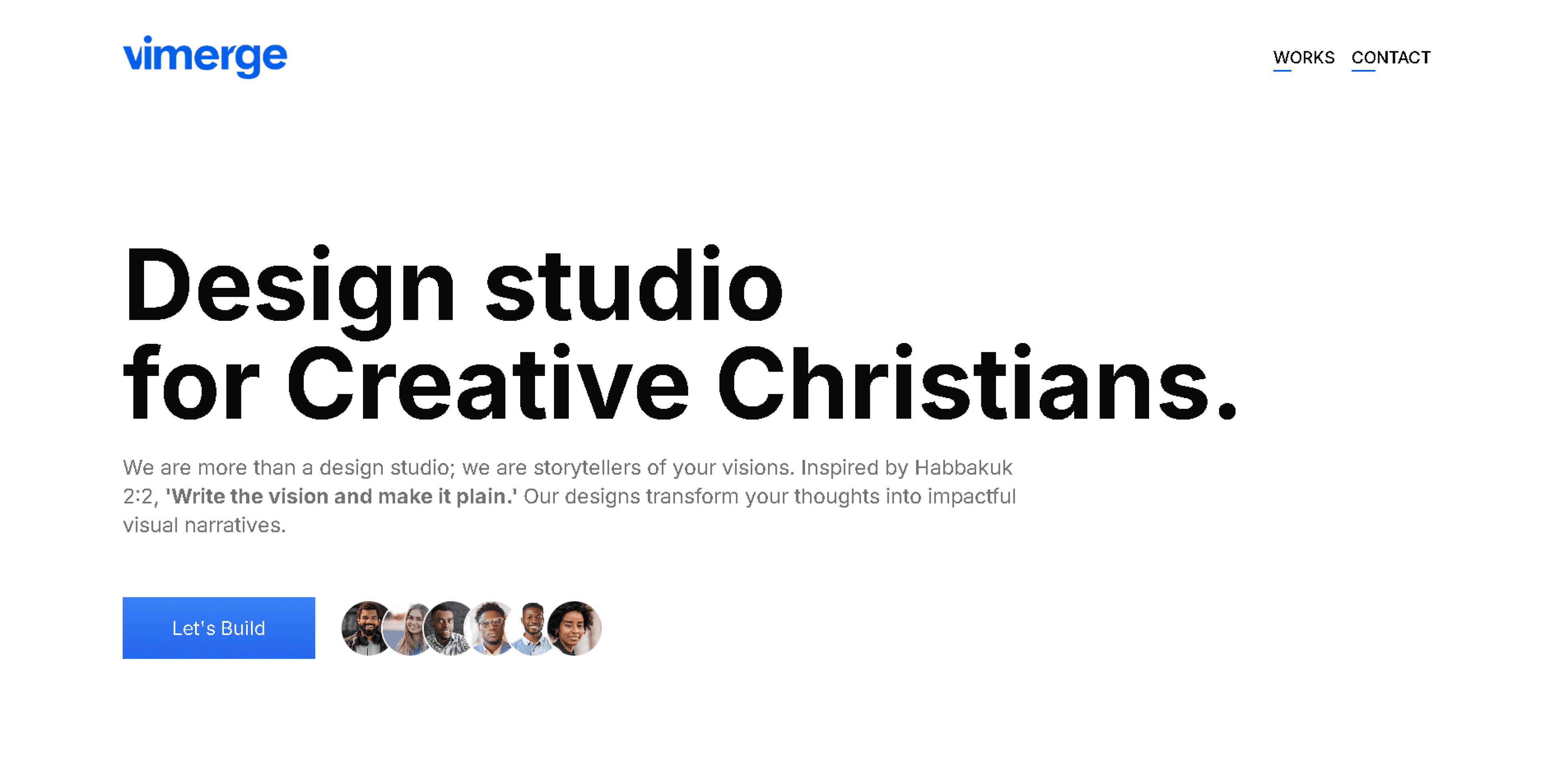 Design studio for christian creatives.