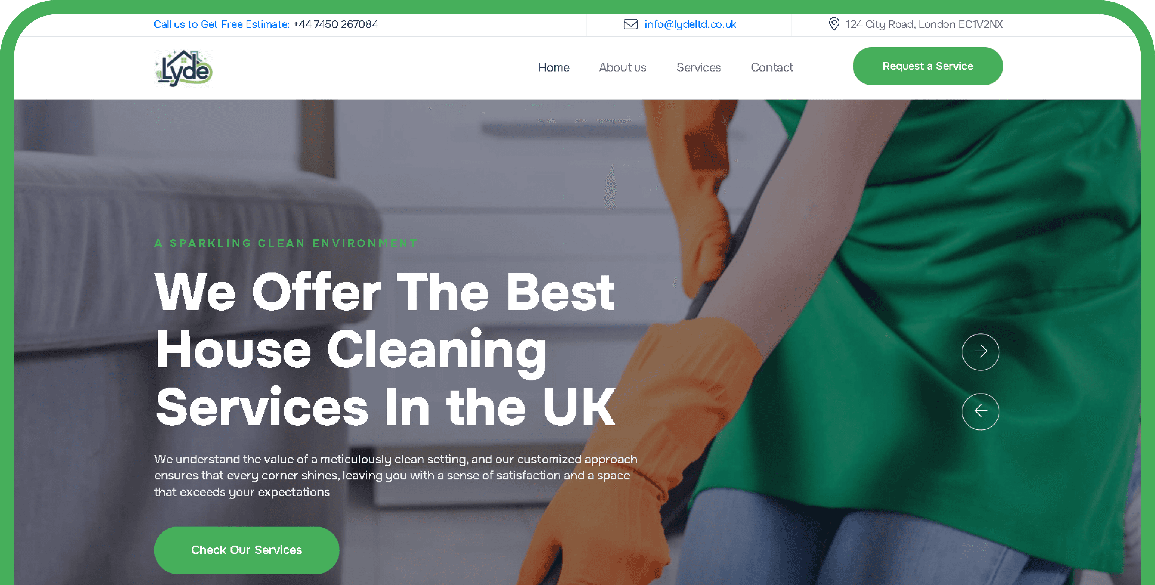 Professional cleaning service you can trust.